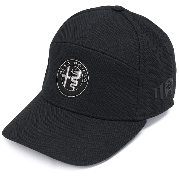 Alfa Romeo Official 110anni Emblem Baseball Cap(Black)