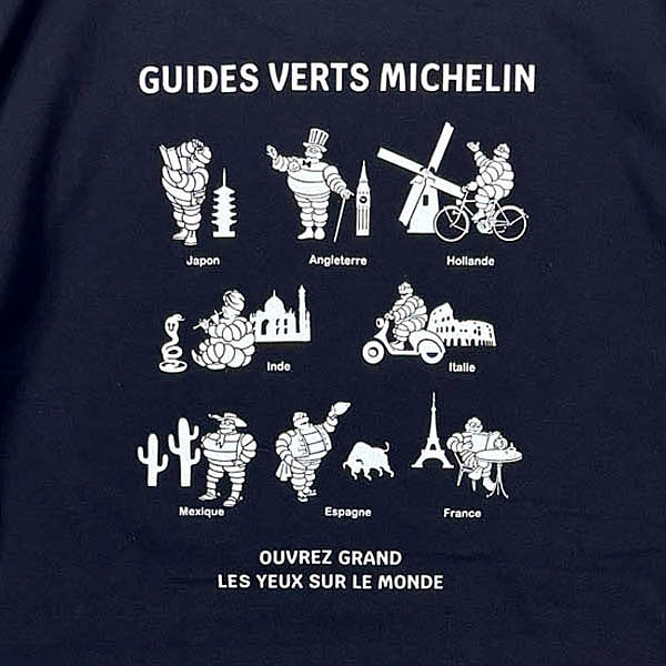 MICHELIN Official T-Shirts -Travel-(Navy)
