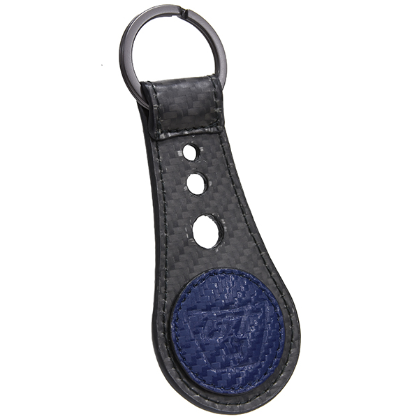 MASERATI Official Carbon & Leather Keyring
