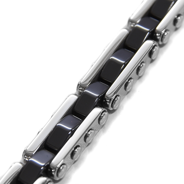 MASERATI Genuine Stainless Steel/Ceramic Bracelet (JM220ASR06)