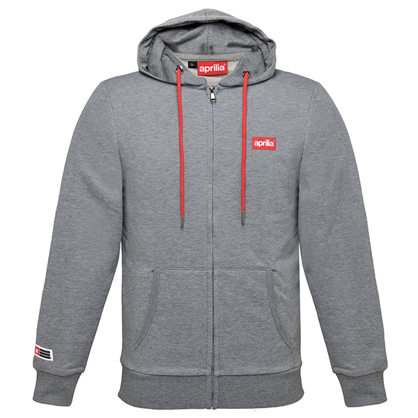 Aprilia Official Life Style Zip Up Hoodie(Gray)