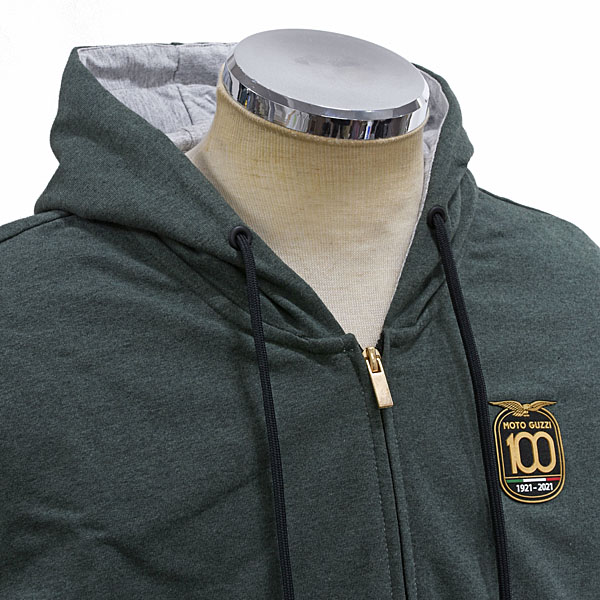 Moto Guzzi 100th Anniversary Bi Color Emblem Hoodie