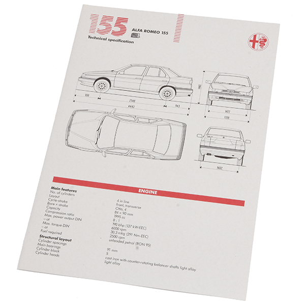 Alfa Romeo 155 Q4 Press Kit