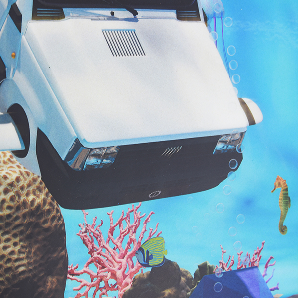 Garage Italia  Official FIAT PANDA Poster(IN THE SEA)
