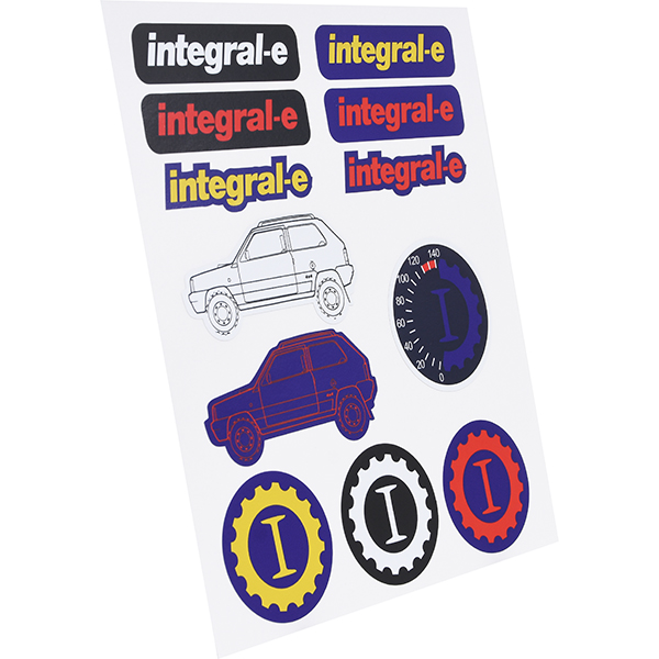 Garage Italia  Official Sticker Set(FIAT PANDA integral-e)