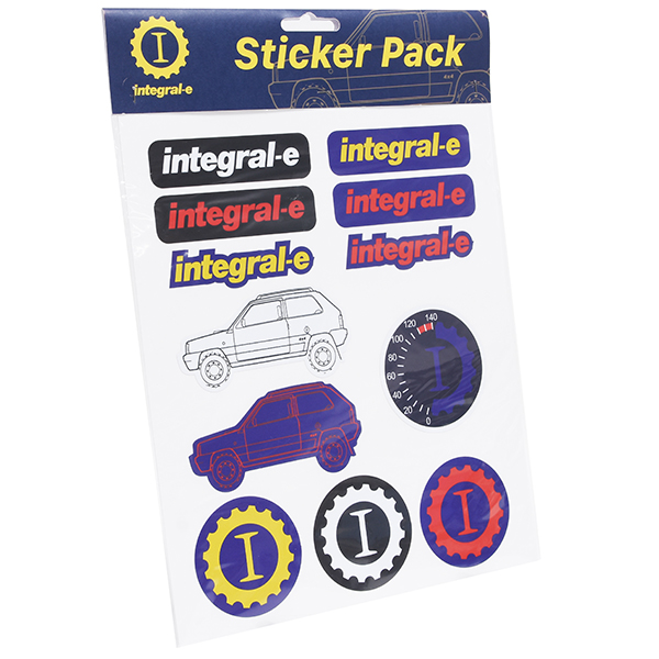 Garage Italia  Official Sticker Set(FIAT PANDA integral-e)