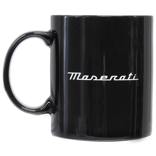 MASERATI Genuine New Logo & Emblem Mug Cup(Black)