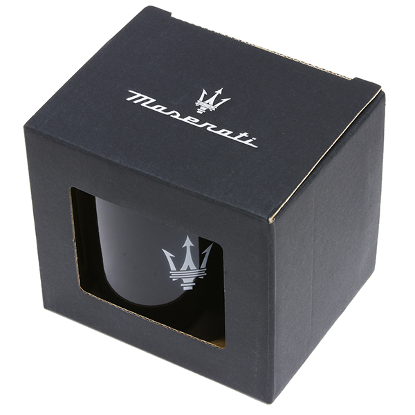 MASERATI Genuine New Logo & Emblem Mug Cup(Black)