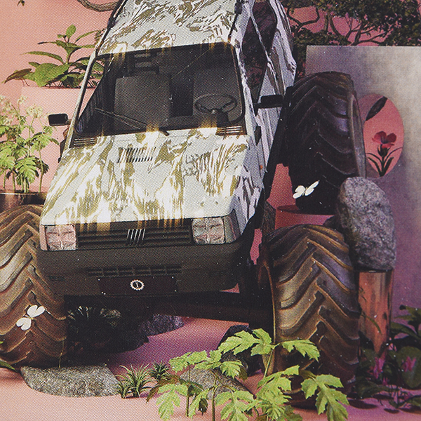 Garage Italia  Official FIAT PANDA integral-e Postcard (IN THE JUNGLE)