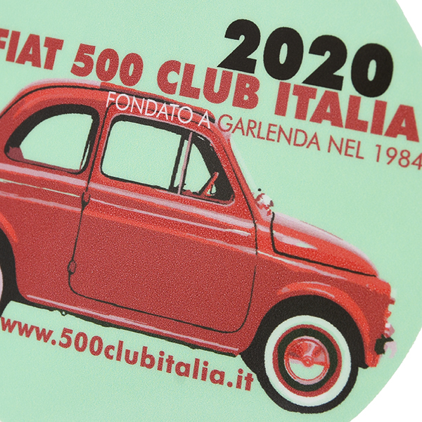 FIAT 500 CLUB ITALIA 2010 Sticker