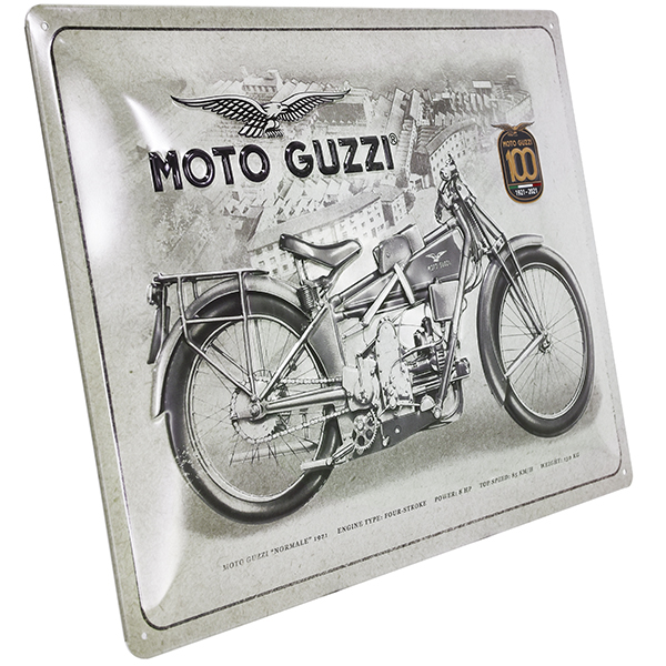 Moto Guzzi 100th Anniversary Metal Bord