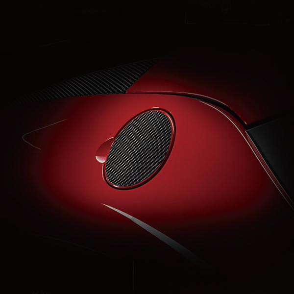 Alfa Romeo Genuine 4C Fuel Cap Ornament(Carbon Look)