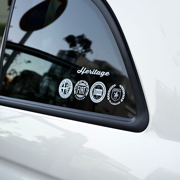 Alfa Romeo Classiche Sticker (White / Clear Base)