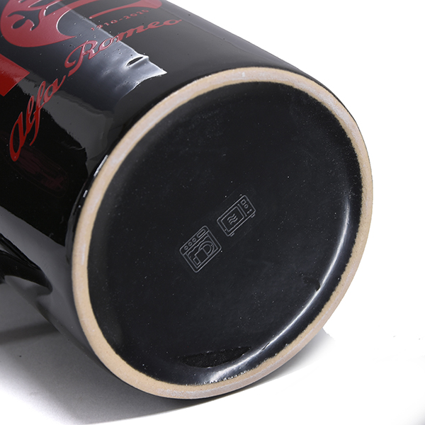 Alfa Romeo Official 110anni Ceramic Mug Cup(Black)