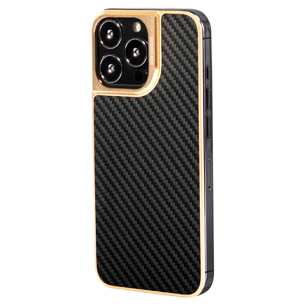 MON CARBONE HOVERFUSE iPhone13 Cover(Gold)