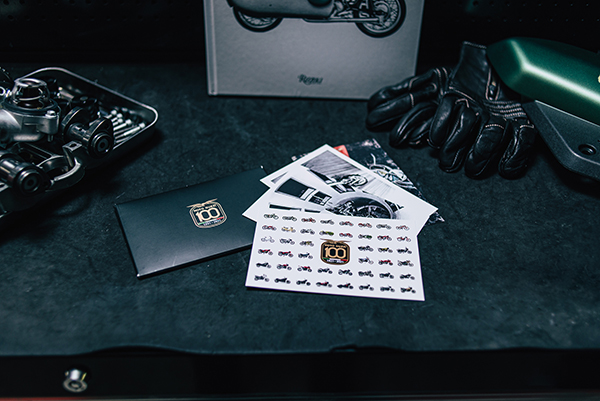 Moto Guzzi Official 100th Anniversary Post Card Set.