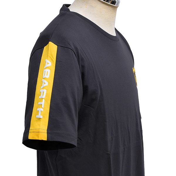 ABARTH Official Yellow Stripe T-shirts