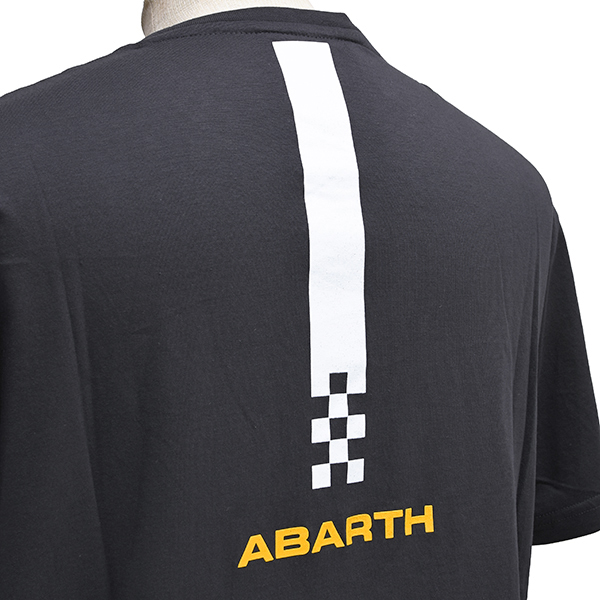 ABARTH Official Yellow Stripe T-shirts