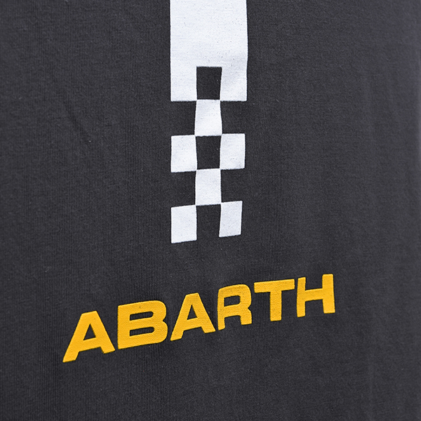 ABARTH Official Yellow Stripe T-shirts