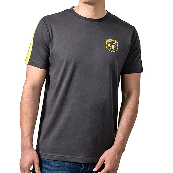 ABARTH Official Yellow Stripe T-shirts