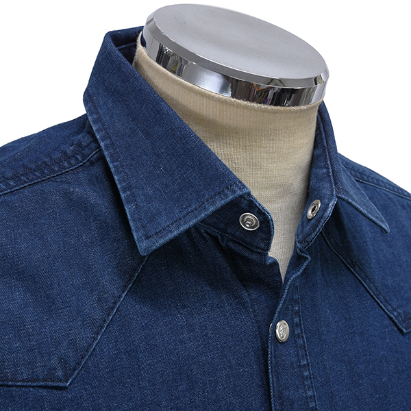 ABARTH Official Vintage Style Denim Shirts