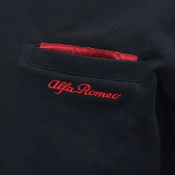 Alfa Romeo Official 110th Anniversary Grosgrain Pocket Sweat Shirts