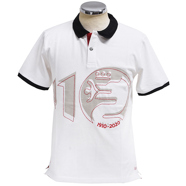 Alfa Romeo Official 110th Anniversary Logo Polo Shirts