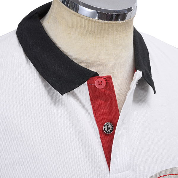 Alfa Romeo Official 110th Anniversary Logo Polo Shirts