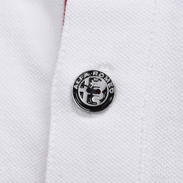 Alfa Romeo Official 110th Anniversary Logo Polo Shirts