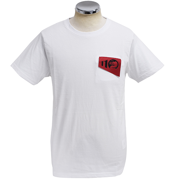 Alfa Romeo Official 110th Anniversary Pocket Logo T-shirts (White)