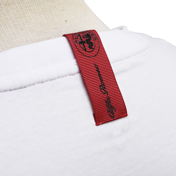 Alfa Romeo Official 110th Anniversary Pocket Logo T-shirts (White)