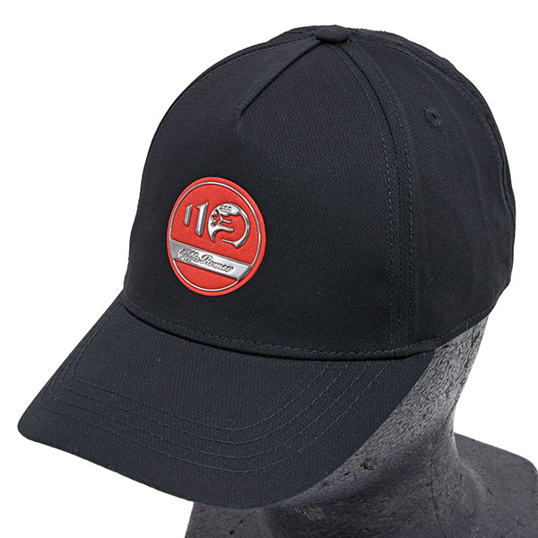 Alfa Romeo Official 110th Anniversary Emblem Baseball Cap (Black)