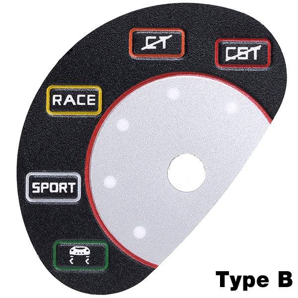 Ferrari Steering Wheel Manettino Dial Sticker