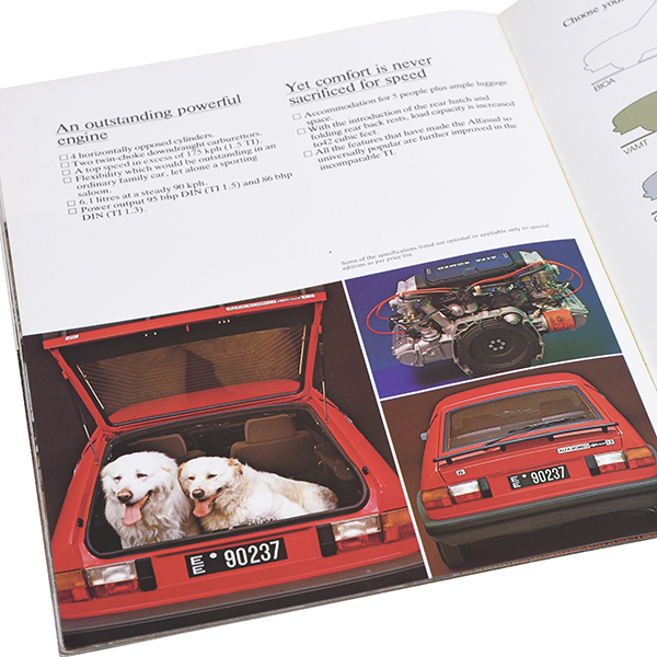 Alfa Romeo Alfasud Catalogue
