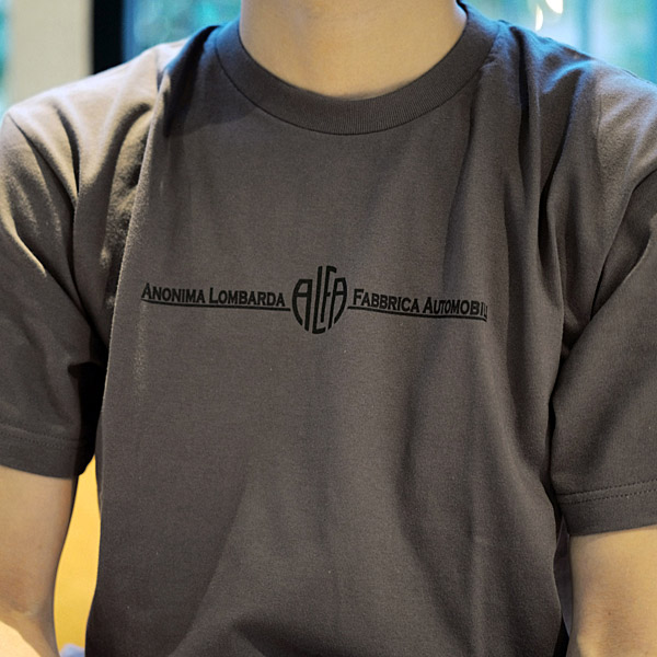 A.L.F.A. MILANO T-Shirts (Charcoal)