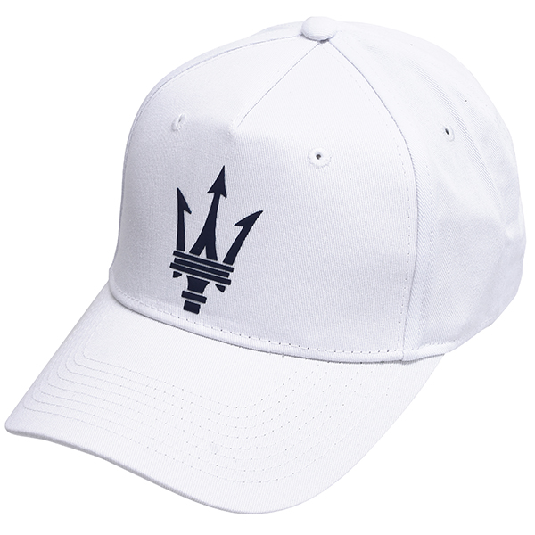 MASERATI Genuine New Emblem Base Ball Cap(White)