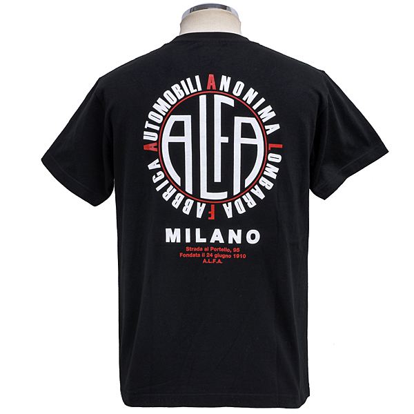 A.L.F.A. MILANO T-Shirts (Black)