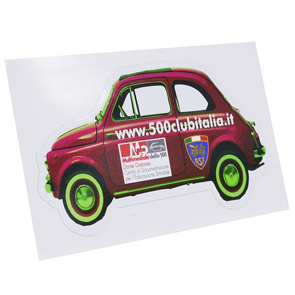 FIAT 500 CLUB ITALIA Official Sticker(Type D)