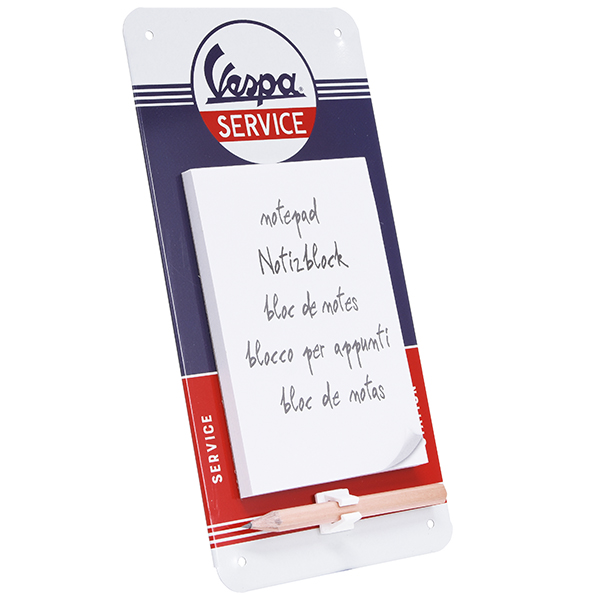 Vespa Official Magnet Memopad-SERVICE-