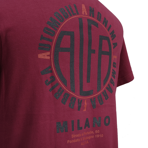 A.L.F.A. MILANO T-Shirts (Burgundy)