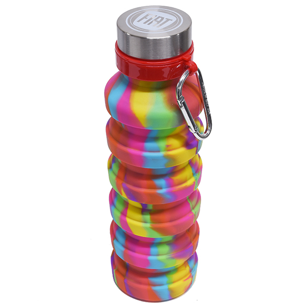 FIAT Official Rainbow Graphic Folding Drink Bottle (18 OZ.)