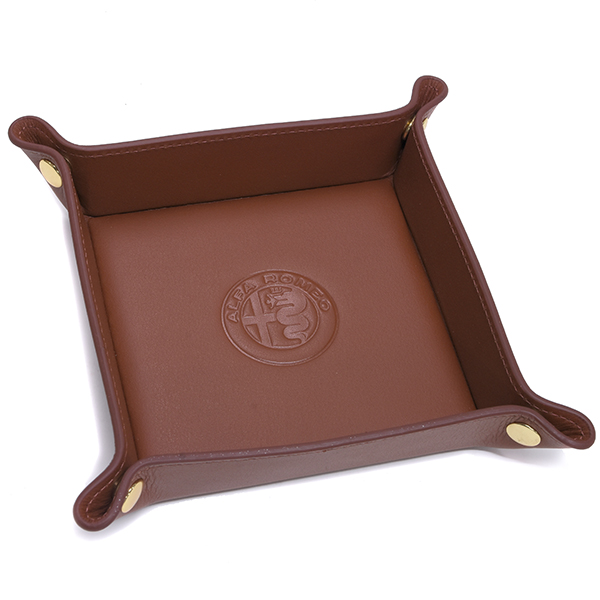 Alfa Romeo Official Leather Catch All Tray by ROYCE