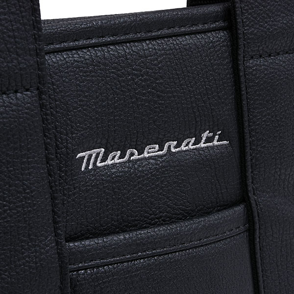 MASERATI Round Tote Bag(Black/Navy)