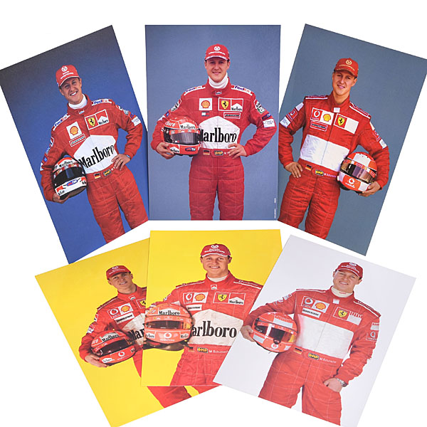 Scuderia Ferrari M.Schumacher Driver's Card 6pcs Set (2000,2001,2002,2004,2005,2006)