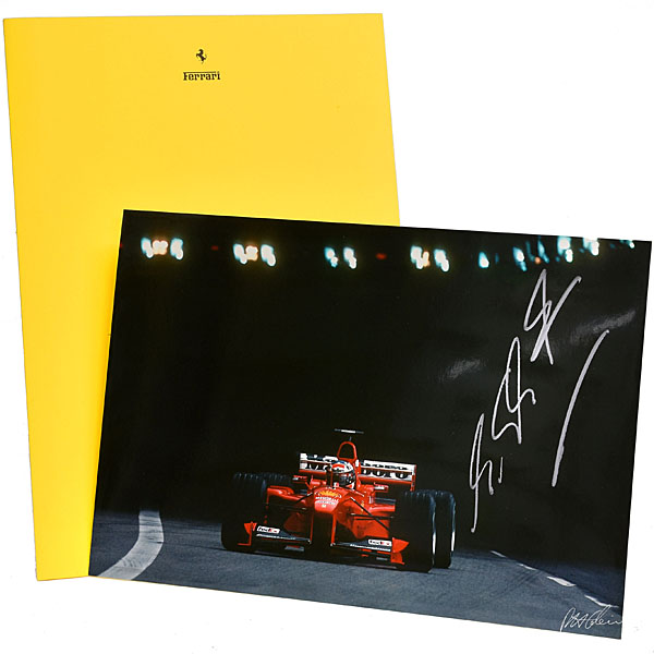 Scuderia Ferrari 1999 Monaco Grand Prix Winner Memorial Photo (M.Schumacher In-house souvenir)