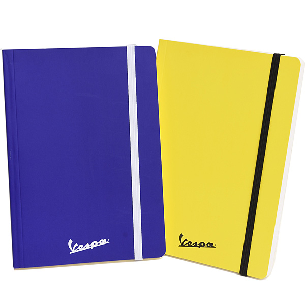 Vespa Official A5 size Note Book (Blue & Yellow)