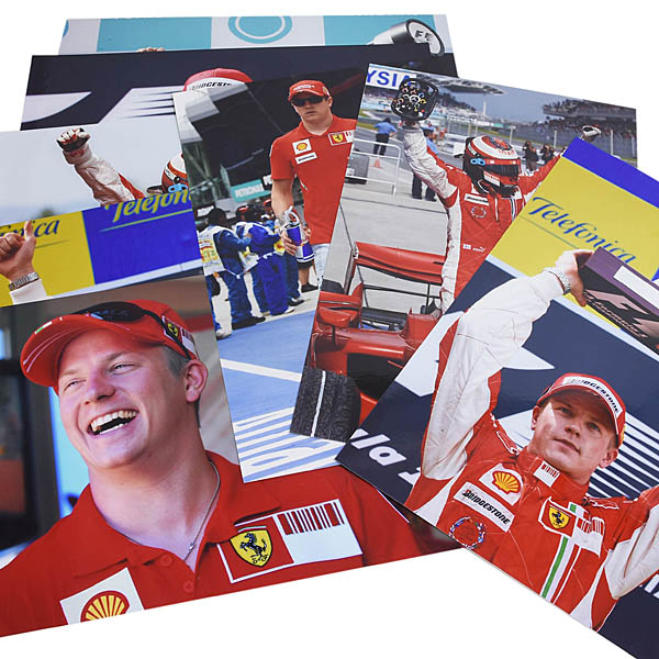 Scuderia Ferrari 2008 Original Press Photo Kimi Raikkonen 8 types