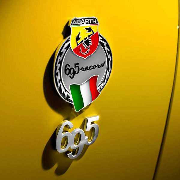 ABARTH Genuine 695 Biposto Record Side Badge