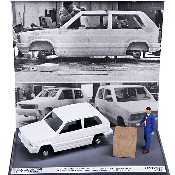 1/43 FIAT PANDA ZERO 40th ANNIVERSARIO 1980-2020 Miniture Model