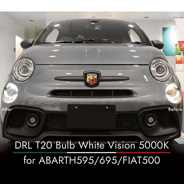 FIAT/ABARTH 500/595/695 Daylight White Valve